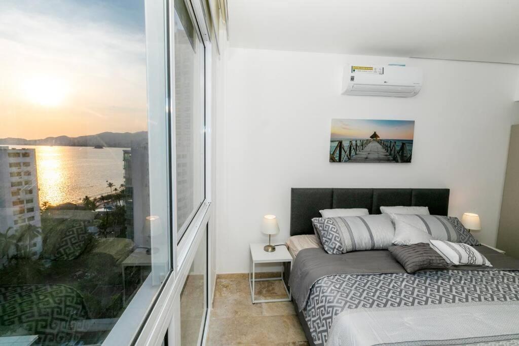 Luxury Apartment In Front Of Acapulco Beach Buitenkant foto