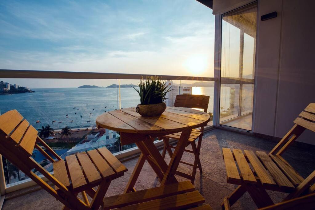 Luxury Apartment In Front Of Acapulco Beach Buitenkant foto