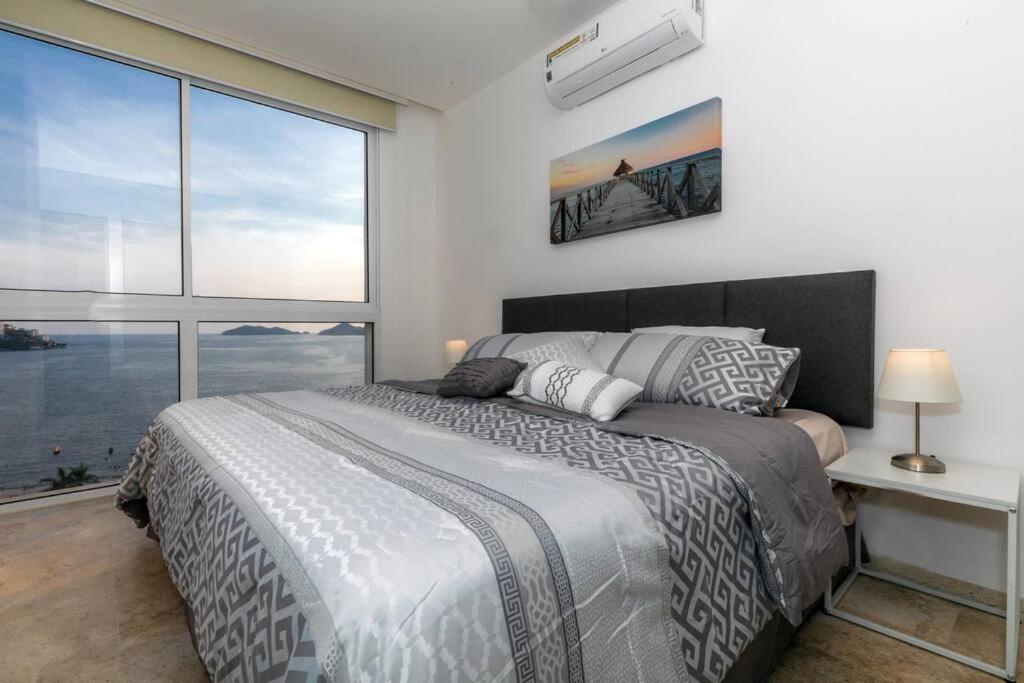 Luxury Apartment In Front Of Acapulco Beach Buitenkant foto