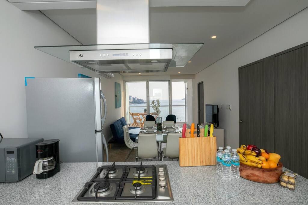 Luxury Apartment In Front Of Acapulco Beach Buitenkant foto